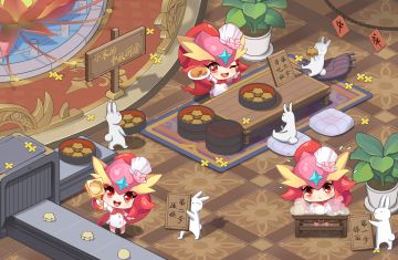 预祝奥奇们中秋快乐！来尝一尝末女皇做的月饼吧~