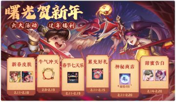 曙光贺新年，六大活动提前爆料！