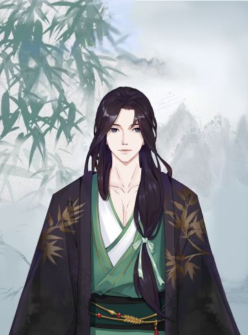 美术新图：君子如竹，争风逐露，却心中有节。