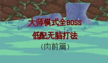 [新手必看]大师/专家模式~全BOSS低配无脑打法 (肉前篇)