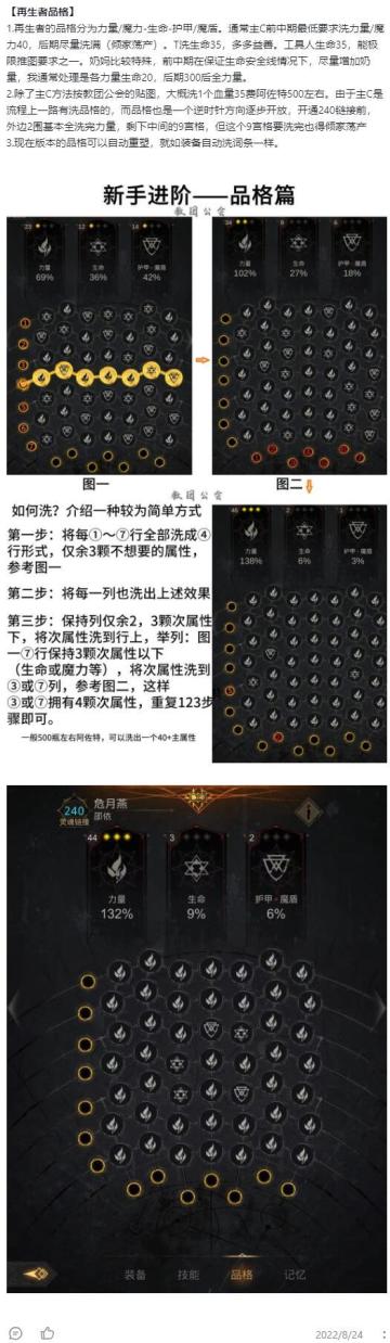 【地下城堡3】堡3品格