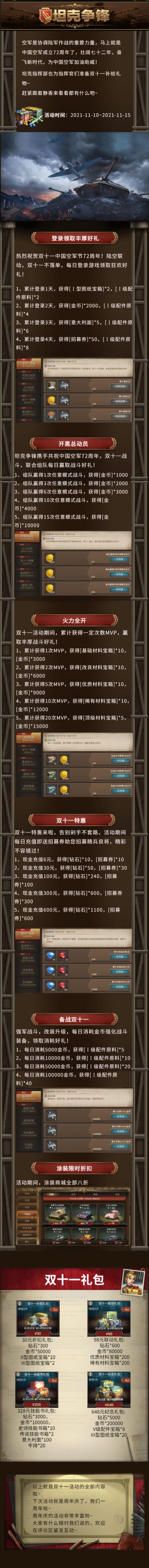 【活动公告】中国空军节，陆空联动，雷霆出击！