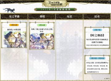 版本计划 | 国服2022年2月版本预告来咯！