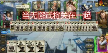 无懈可击你的无懈可击，三国杀玩无懈的武将被关一起会发生什么