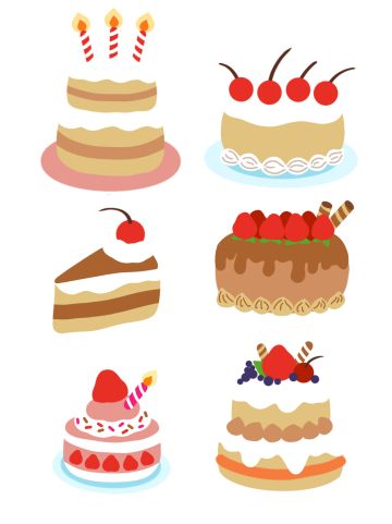 6款蛋糕，可选~