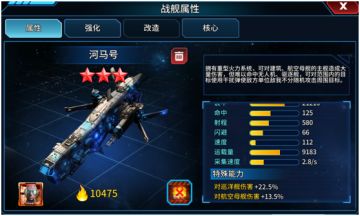 《星空之战》-战列舰技能介绍（河马号）