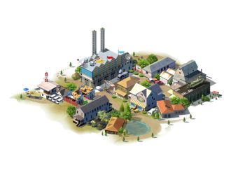 自由经营 《商业大亨》公司大楼原画首曝光