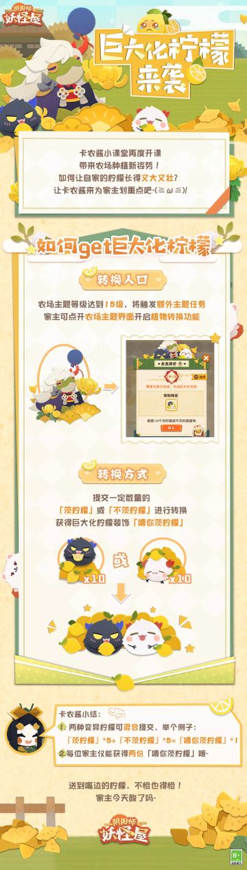 卡农酱小课堂 | 巨大化柠檬来袭！