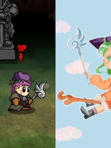 超喜欢这个羽毛法杖就画了一个嘿嘿～