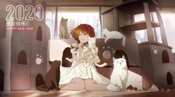 祝大家新年快快乐乐呀！2020年要实现理想哦❤