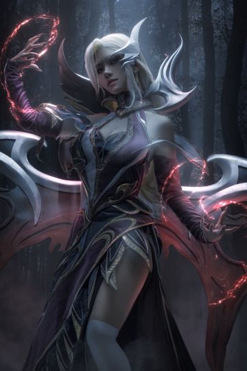 我是魔女的女皇，黑暗的天盖随我而至，我就是真理！