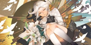 #角虫的腿部挂件# “我存在的意义 是为了永不遗忘”（源：P站@KAZ）