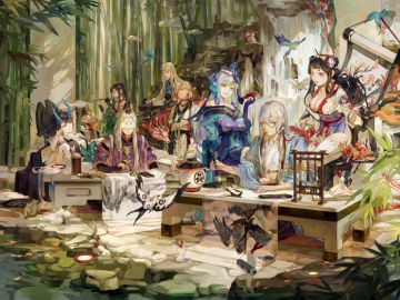 #角虫的腿部挂件#竹 林 九 贤（来源：@ 葒）