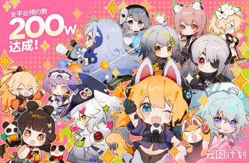 《少女前线：云图计划》全平台预约人数已突破两百万！