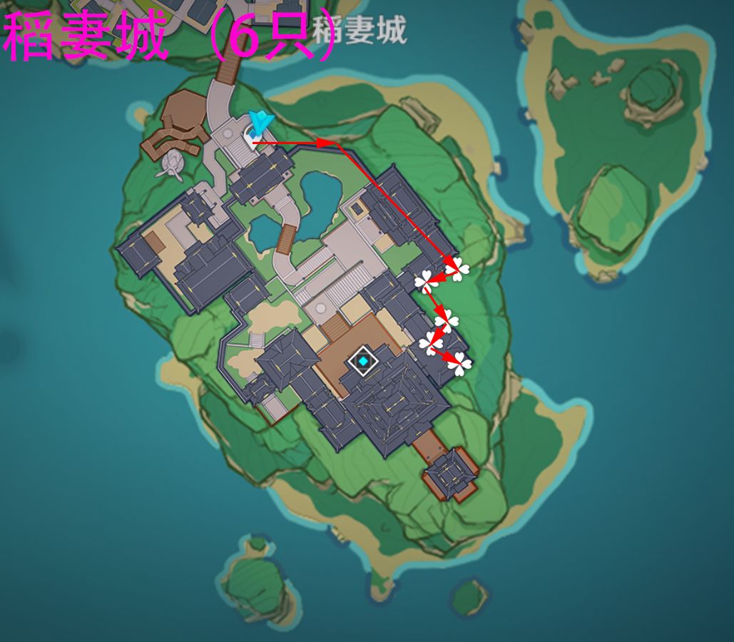 鬼兜虫采集路线截图