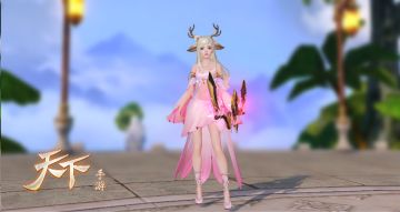 林深时见鹿！《天下》手游仙系时装“白鹿花灵”仲夏返场！