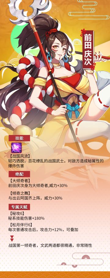 【少女档案】战国第一倾奇者—前田庆次