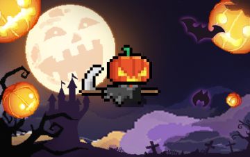 我的万圣节装束？今年我要当南瓜侠客！