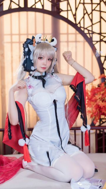 cos：碧蓝航线可畏旗袍cos正片@安缇兔，温柔似水的魅力