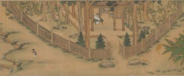 桃花村活动限定建筑灵感出自明 仇英《独乐园图》