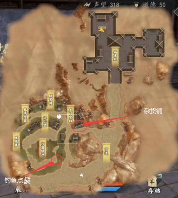 ［地图指南］常用店铺与相关支线 一览【北城】