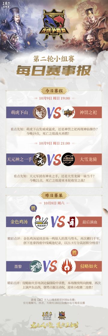 萌虎下山VS神罚之祀，天元神之一手VS大雪龙骑，你更看好谁呢？