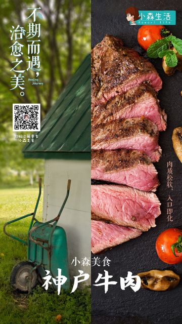《小森生活》美食介绍：这一口神户牛肉，入口即化