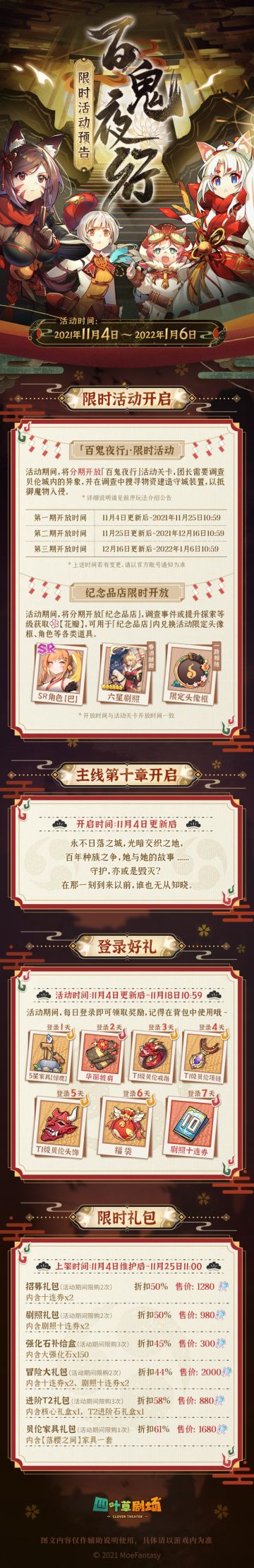 11月4日10:50~20:00停机更新