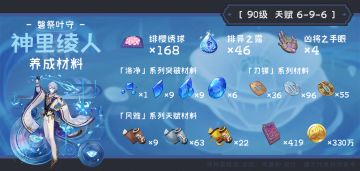 【采集路线】神里绫人突破素材全路线收集