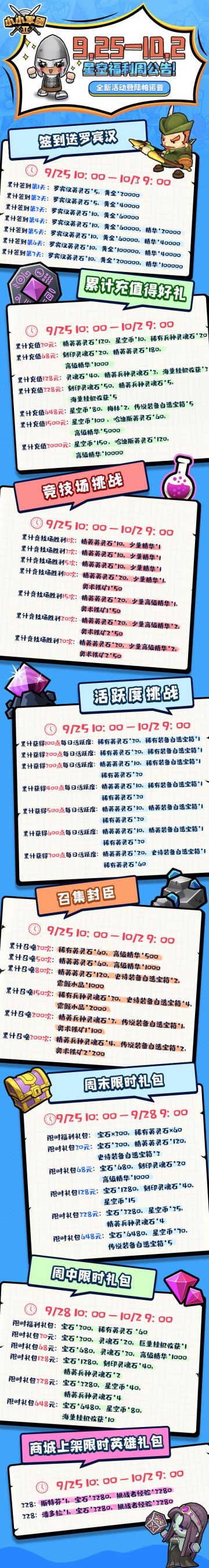 【帕诺普巡查报告-9.25星空活动更新&维护预告！】