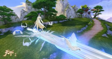能将慧剑斩魔魑！《天下》手游返场坐骑“剑羽飞鸿”带你翩翩御剑游！