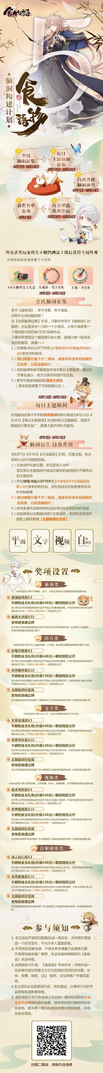 全民脑洞创作活动，正式启动！