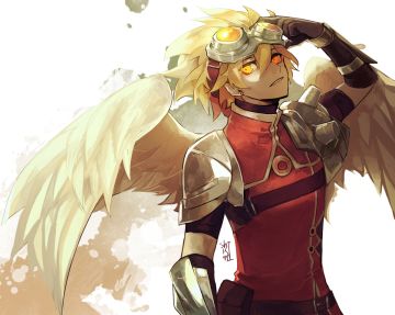 #角虫的腿部挂件#耀目的金翅（来源：@私君るい）