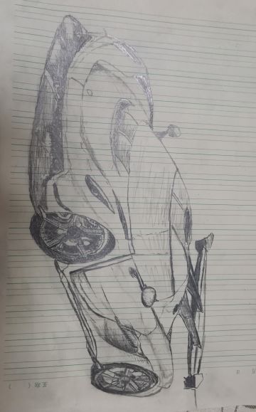 今天我又画了一辆！