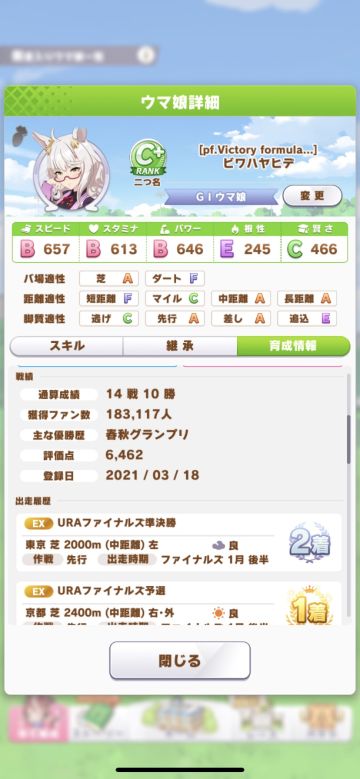 新马娘琵琶晨光ura半决赛gg