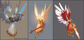 历代天使盘点！《魔法门之英雄无敌：王朝》天使形象曝光