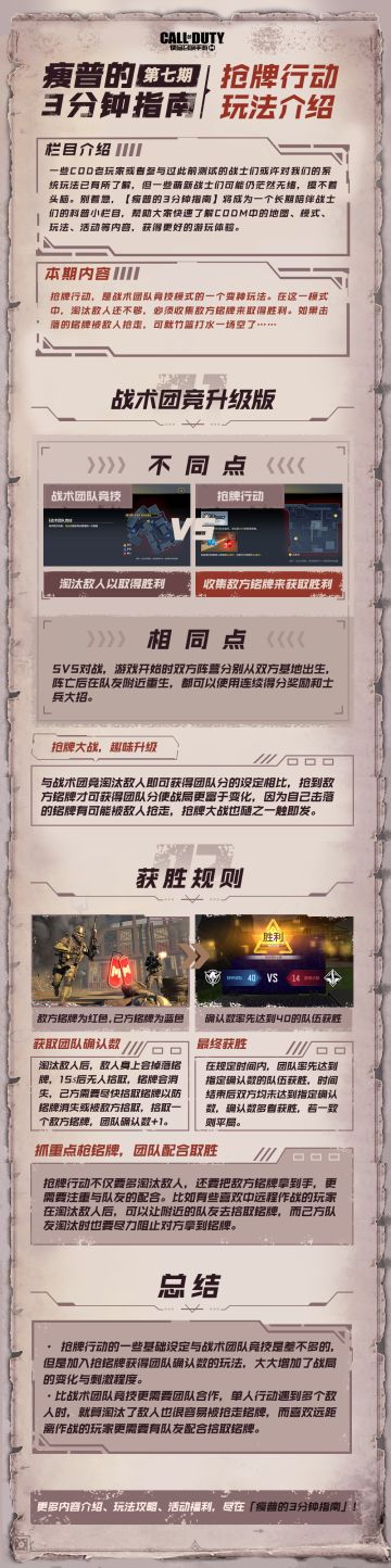 【瘦普3分钟指南】抢牌行动玩法介绍