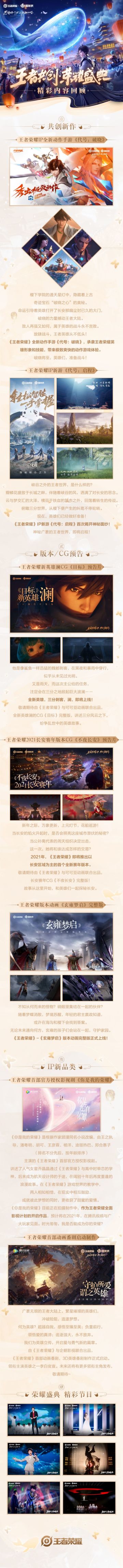 【王者共创荣耀盛典】重点内容回顾