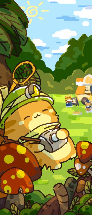 【手机壁纸福利】元气满满的周末要来了，喵喵探险家们都在做什么呢(>ω･* )ﾉ