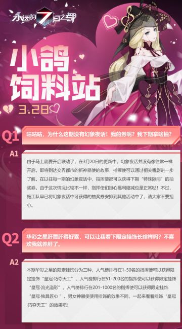 小鸽饲料站 | 华彩祭限定挂饰登场，又一批神器使房间竣工啦！