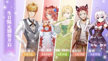 久等了~这是4月份NPC生日预告！