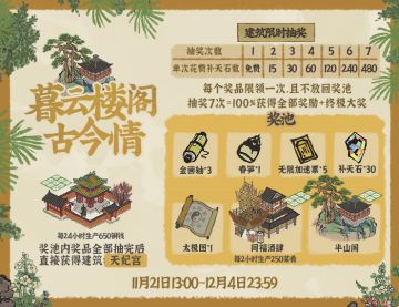 【活动预告】“暮云楼阁古今情”新活动即将开启！