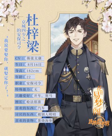 【档案揭秘】《花开易梦阁》——你所不了解的杜梓梁！