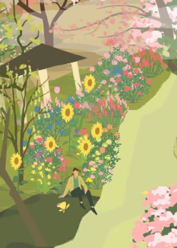 每与树相遇，花花便盛开