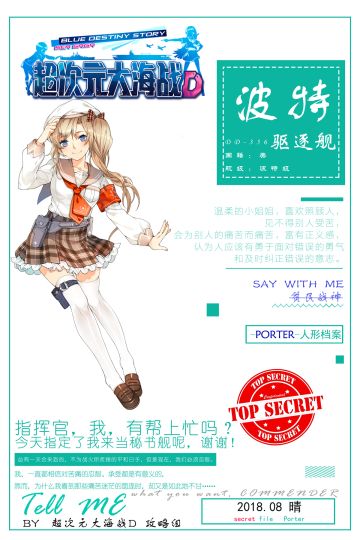 【人形档案】波特篇