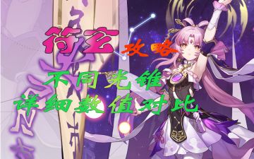 【V1.3前瞻】 符玄 光锥数值详细分析对比 选择