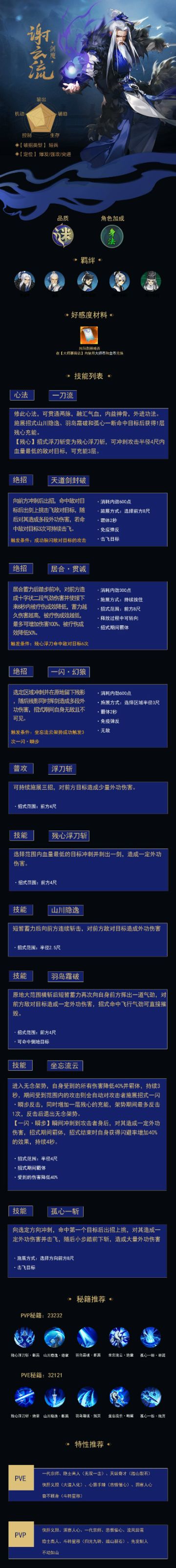 剑魔谢云流基础攻略