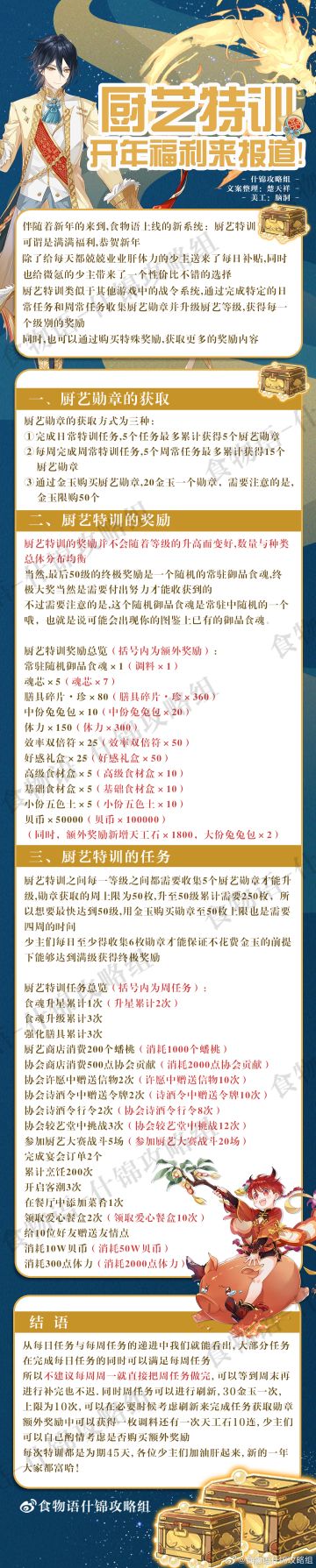 厨艺特训【什锦攻略组】