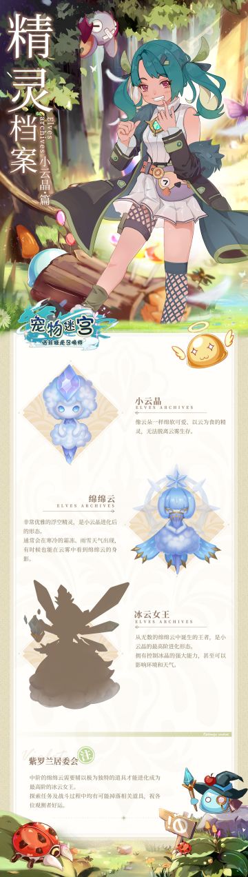 紫罗兰居委会 之 精灵档案 #03 小云晶（是软fufu的小可爱啊~）