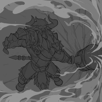 《荣耀崛起》英雄制作过程分享：撼地牛魔